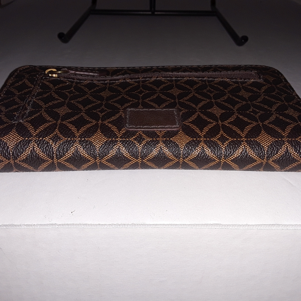 Fossil Ziparound Accordion Wallet - Euc - image 4